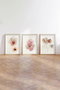 Wallity Cuadro Decorativo Enmarcado Huhu205 - 30 x 40 cm (3 Piezas)
